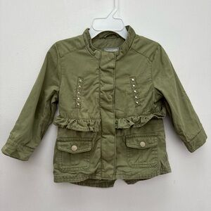 Mayoral Kids Olive Green Jean Jacket